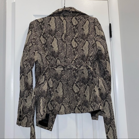 𝅺New Size S Rachel Roy Snakeskin-print Jacket - Picture 8 of 8